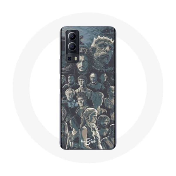 Coque - Game of Thrones - Vivo Y72 - Blød - Stødbeskyttelse - Grå Grå