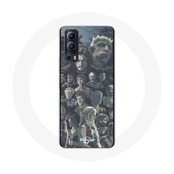 Coque - Game of Thrones - Vivo Y72 - Flexibel - Stötskydd - Grå Grå