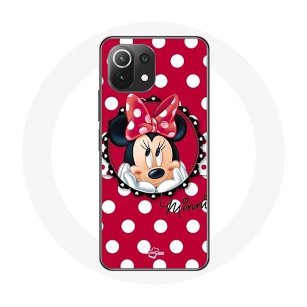 Coque för Xiaomi Mi 11 Lite Minnie Mouse Tecknad Röd