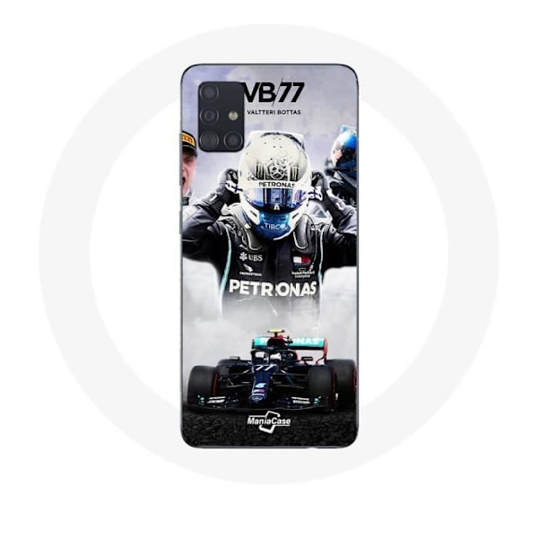 Coque för Samsung Galaxy A51 5G Formel 1 Valtteri Bottas F1-förare Svart
