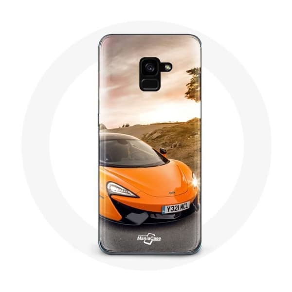 Coque för Samsung Galaxy A8 Plus Formel 1 McLaren F1 Orange