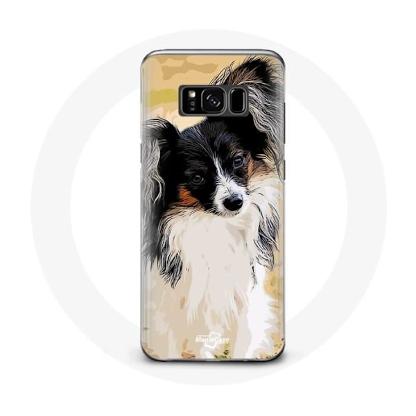 Coque för Samsung Galaxy S8 Plus Kontinental dvärghund Papillon Hundras