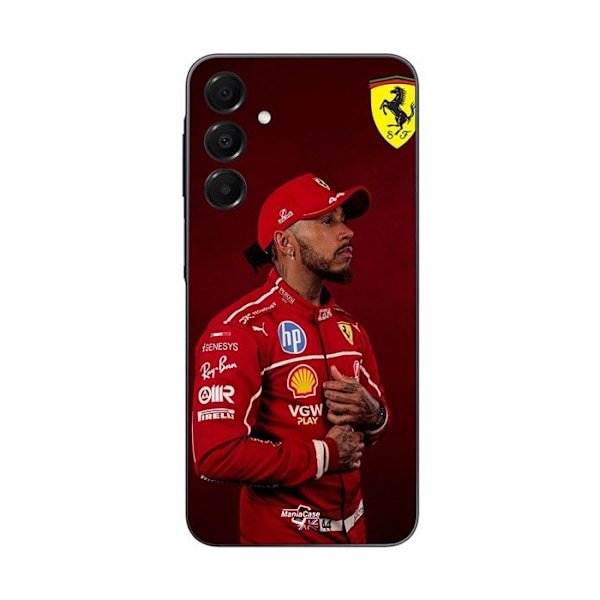 Mobilskal - Ferrari - Lewis Hamilton - Silikon - Svart - Mjuk Svart