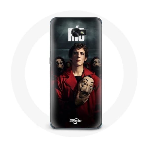 Coque pour Samsung A5 2016 La Casa De Papel Rio Masque