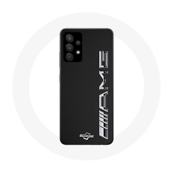 Coque - Amg - Galaxy A13 4G - Silikon - Svart - Kolfibertextur Svart