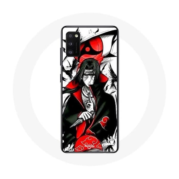 Coque pour Samsung Galaxy A41 Itachi Uchiha Naruto Anime Teaser
