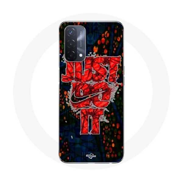 Coque Maniacase för Oppo A93 5G nike just do it röd