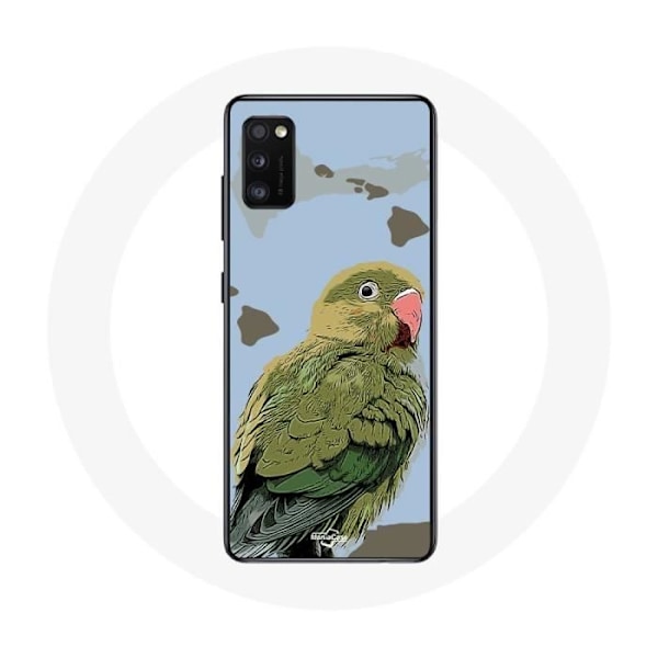 Coque - Samsung - Galaxy A41 - Souple - Papegojor - Grön Grön