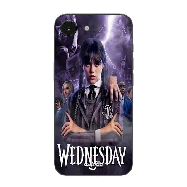Coque Maniacase För Iphone 16E Mercredi Adams serier wednesday säsong 2 Svart
