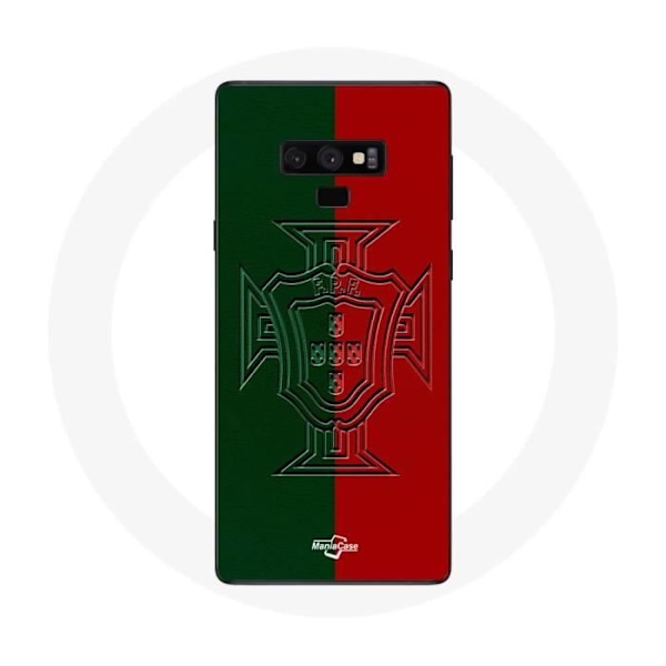 Samsung Galaxy Note 9 fodral portugisiskt logotyp grönt och rött