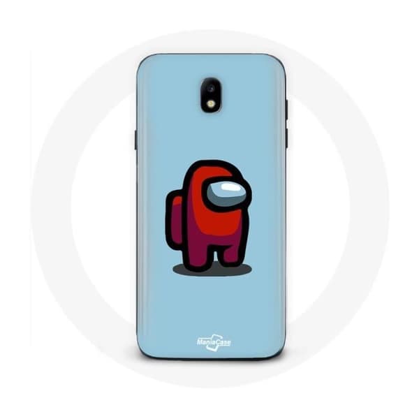 Samsung Galaxy S4 Coque Among Us videopeli Sininen tausta