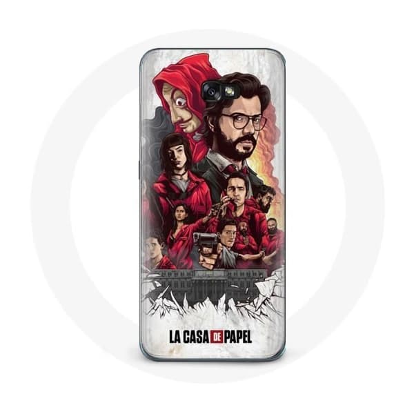 Samsung Galaxy A5 - La Casa De Papel - taidejulisteen kuori