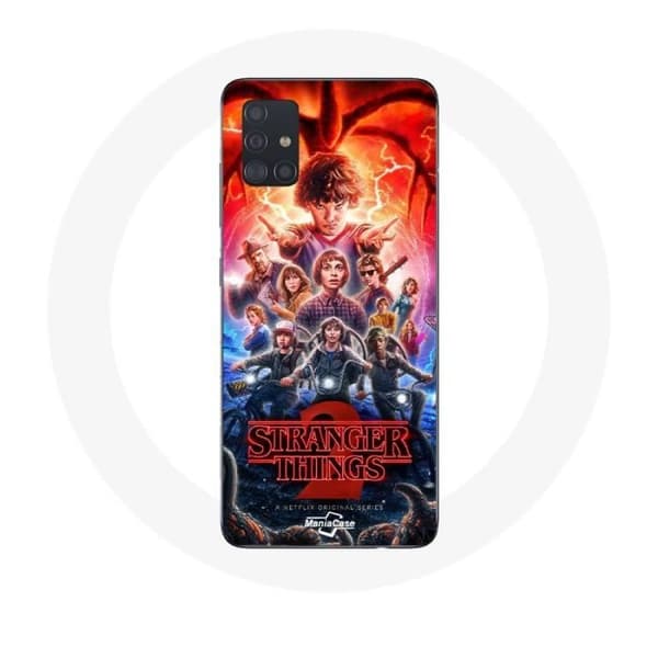 Coque Samsung Galaxy A51 Stranger Things Affisch Säsong 2