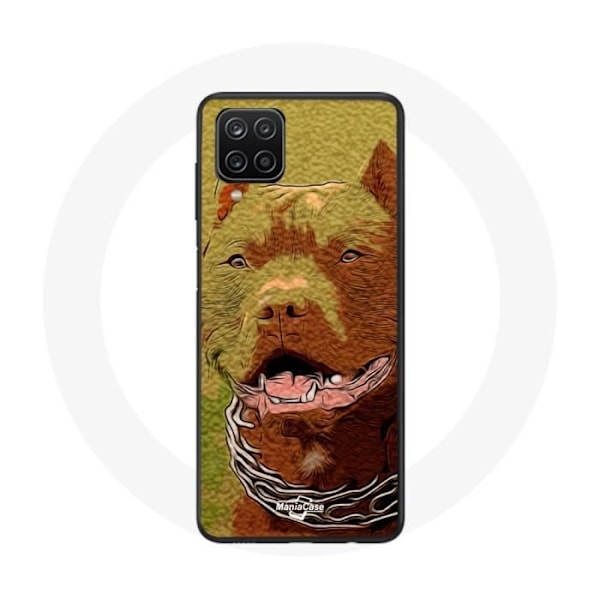 Coque Samsung Galaxy A12 Amerikansk Pit Bull Terrier
