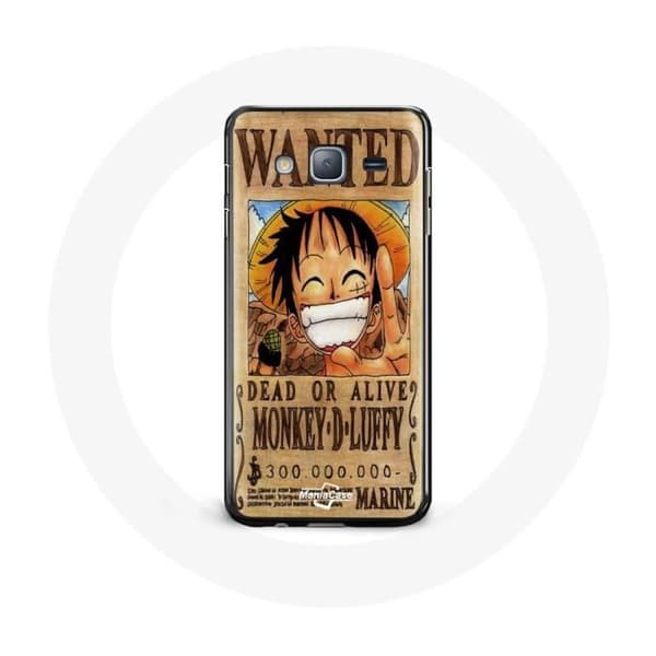 Coque pour Samsung Galaxy j7 2016 One Piece wanted Luffy