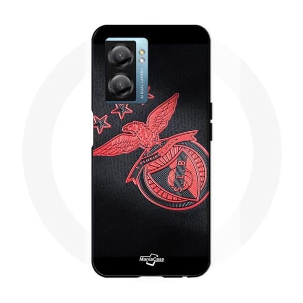 Coque - Maniacase - Realme V23 - Sort - Benfica - Fleksibel svart