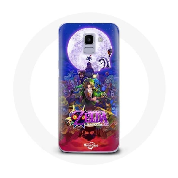 Skydd för Samsung Galaxy J6 2018 Legenden om Majora's Mask Zelda Videospel