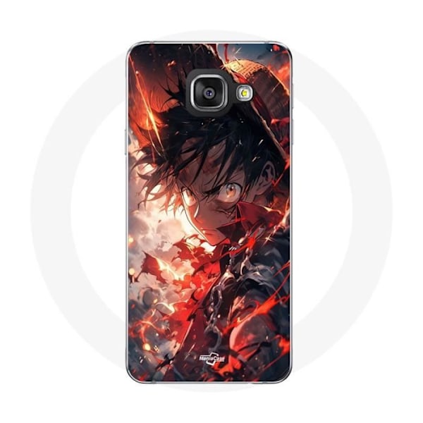 Coque Maniacase för Samsung Galaxy A3 2016 One piece Luffy arg konst manga anime