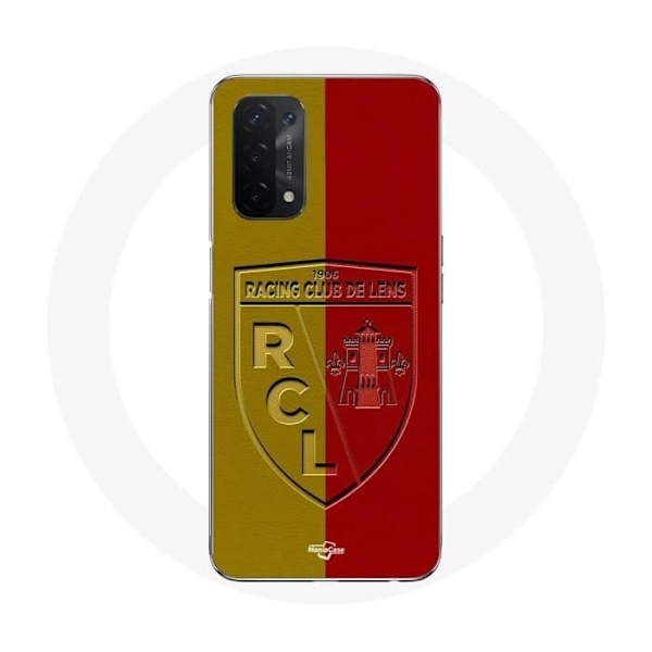 Coque Oppo A54 5G rcl linse Logotyp gul och röd