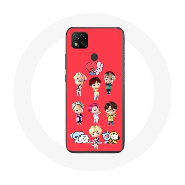 Coque för Xiaomi Redmi 9C BTS TinyTAN Animation BT21 Affiche