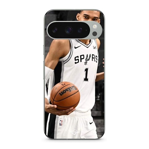 Coque - MANIACASE - Google Pixel 9 Pro - Victor Wembanyama - Svart - Mjuk Svart