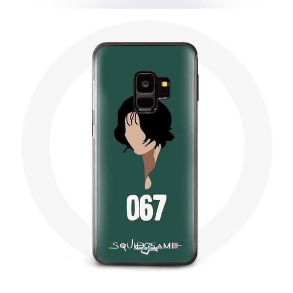 Coque för Samsung S9 plus Squid Game Kang Sae Byeok Ansikte