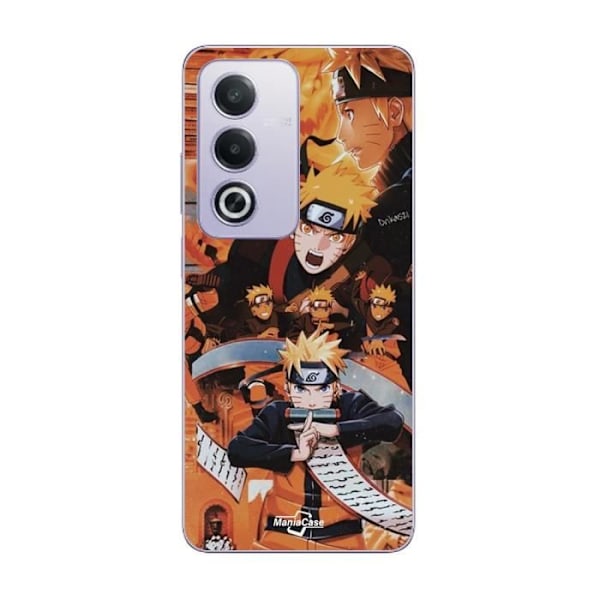 Coque - Maniacase - Oppo A80 - Naruto Uzumaki - Mjuk - Svart