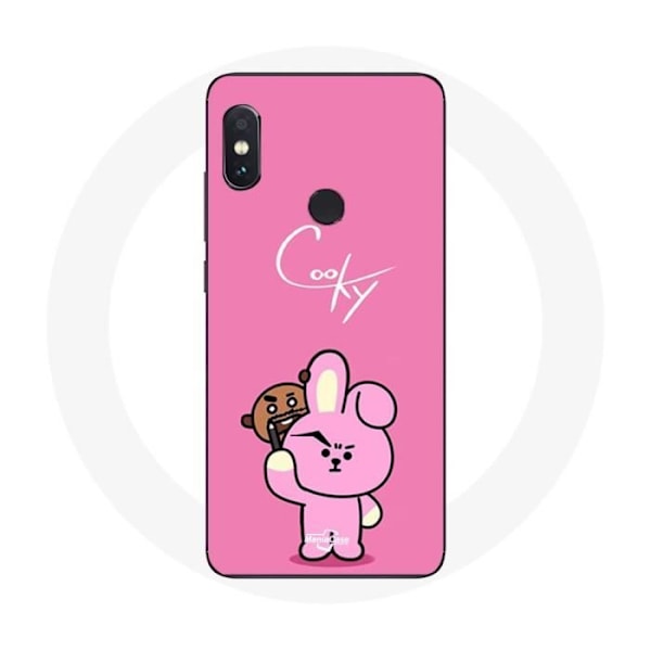 Coque för Xiaomi Redmi Note 5 Pro BTS Bangtan Sonyeondan BT21 Shooky Suga och Cooky Jungkook