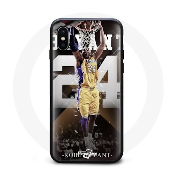 Coque - Kobe Bryant - Iphone XS Max - Blød - Sort - Unisex