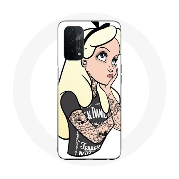 Coque för Oppo A54 5G Alice tatuerad prinsessa