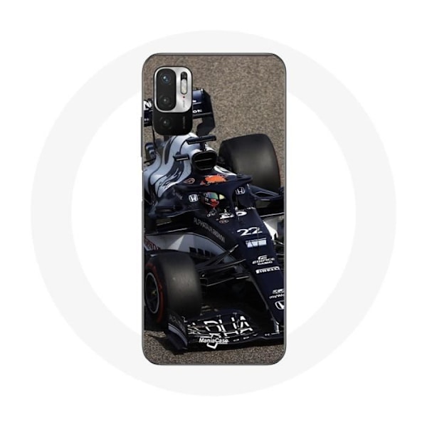 Coque - Xiaomi - Redmi Note 10T 5G - Formel 1 Yuki Tsunoda - Mjuk - Blå Blå