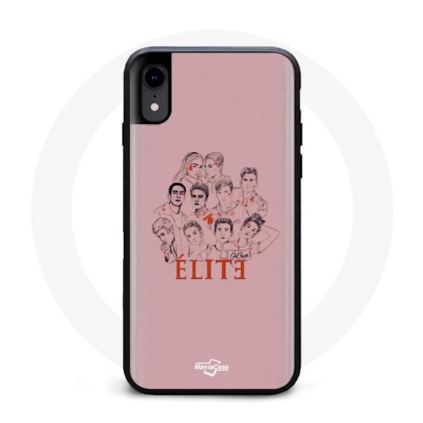 Coque för Iphone XR Elite Säsong 5 Affisch karaktärer Fanart Logotyp