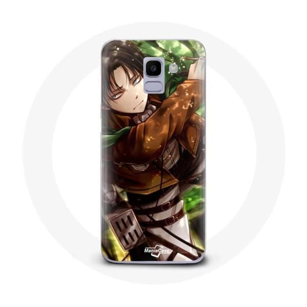 Samsung Galaxy A8 2018 - Attack on Titan Levi Ackerman - Suojakuori