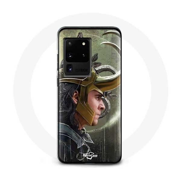 Coque - Maniacase - Samsung Galaxy S20 Ultra - Mjuk - Svart - Loki Thor Ragnarok Svart