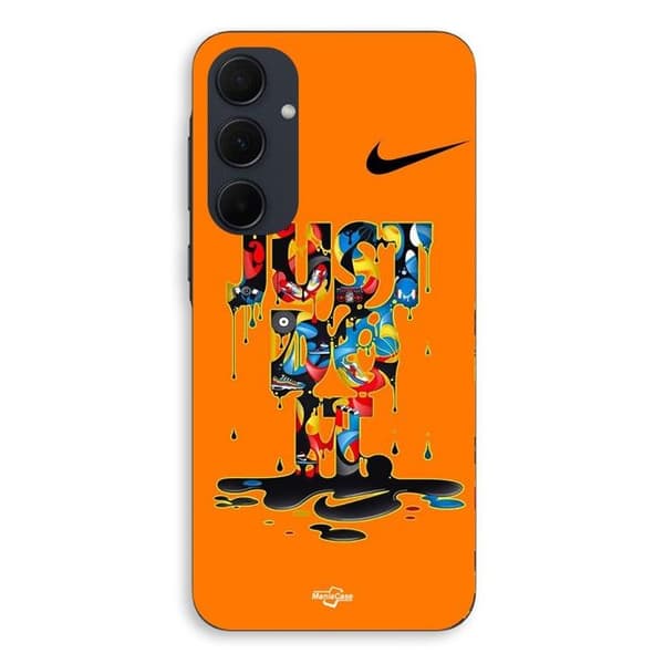 Telefoncovers - MANIACASE - Samsung galaxy A55 - Silikon - Svart - Graffiti