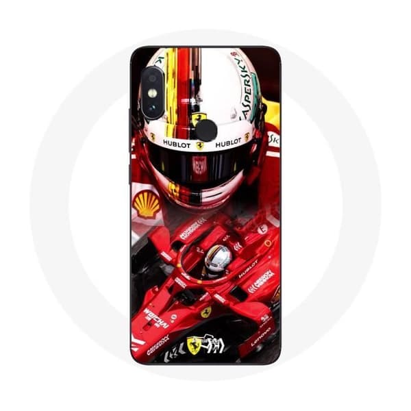 Coque - Xiaomi - Redmi Note 5 Pro - Formula 1 - Sebastian Vettel - Punainen Röd