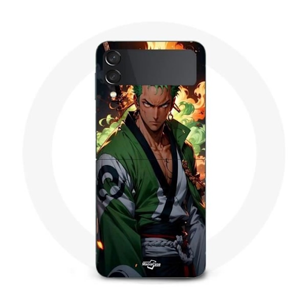 Coque - Samsung - Galaxy Z Flip3 - One Piece Zoro - 3D Art - Souple