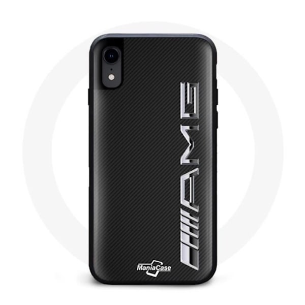 Telefonfodral - AMG - Iphone XR - Kolfiber - Svart - Stötresistent skydd Svart