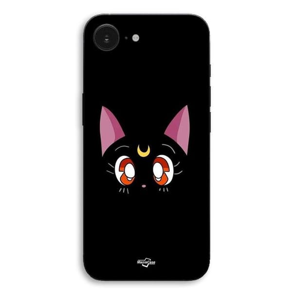 Cover til iPhone 17e Sort kat Luna Sailor Moon Maniacase Svart
