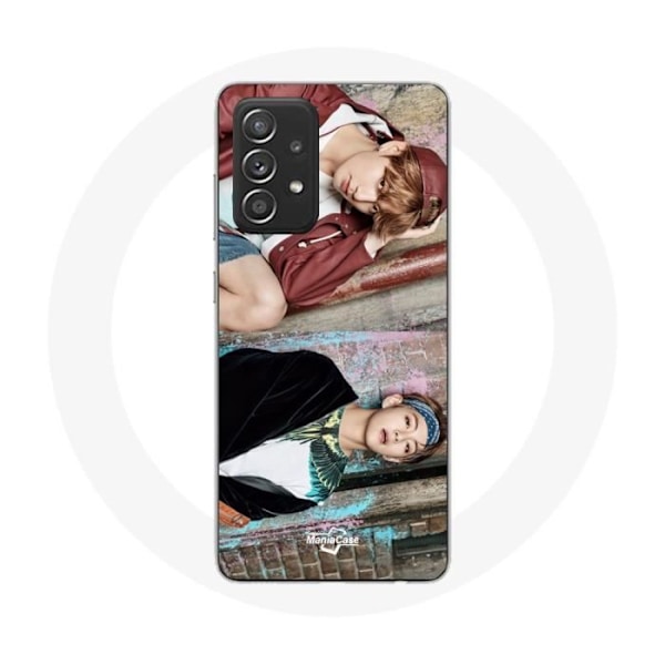 Coque för Samsung Galaxy A52 BTS Kim Taehyung och Jungkook Taekook Teaser Not Today You Never Walk Alone