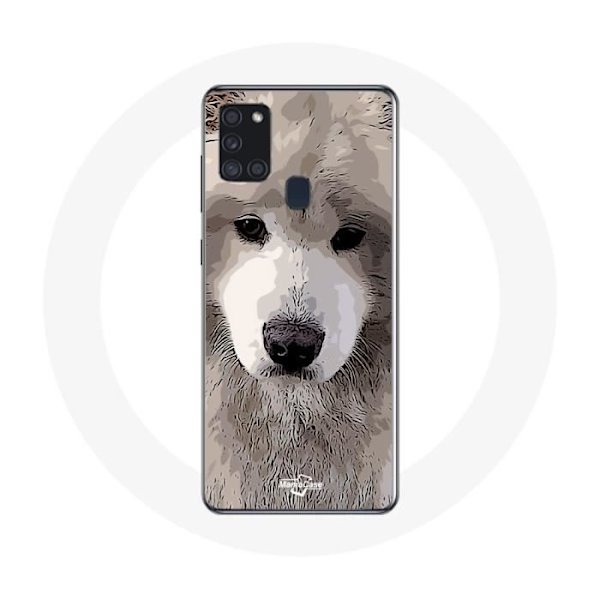 Coque - Samsung - Galaxy A21S - Blød - Grå - Hunderace Grå
