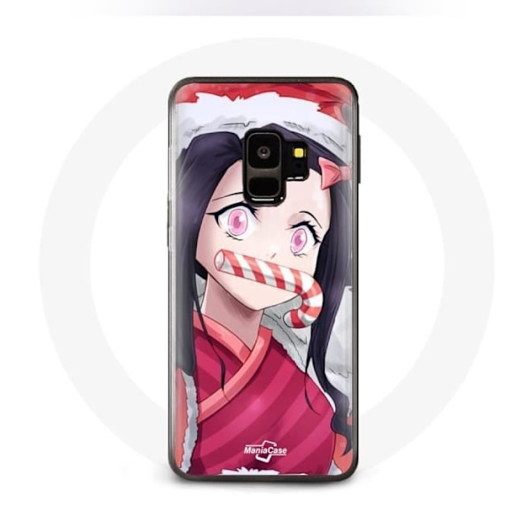 Coque för Samsung Galaxy S9 Plus Anime Demon Slayer Kamado Nezuko På juldagen 2023