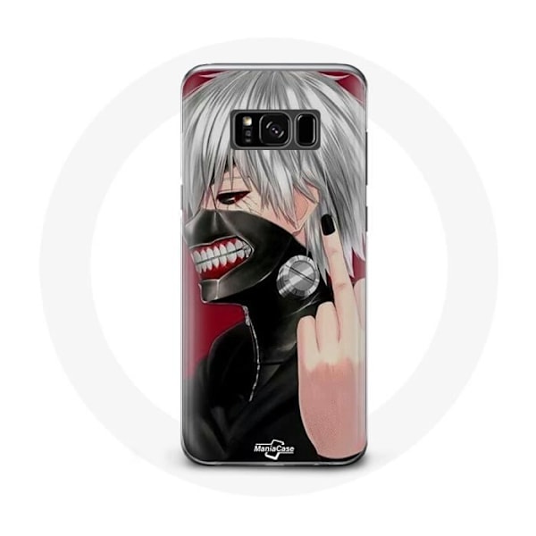 Coque - maniacase - Samsung Galaxy S8 plus - Tokyo Ghoul Kaneki Ken - Flexibel - Svart Svart
