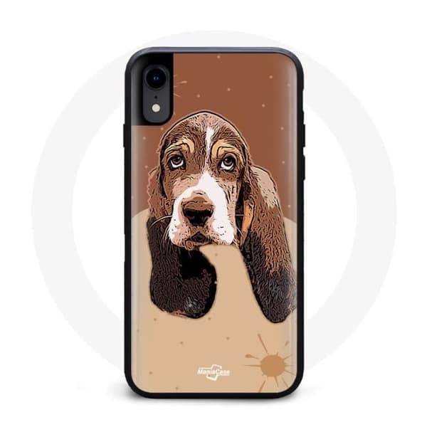 Iphone X Basset Hound -kuori