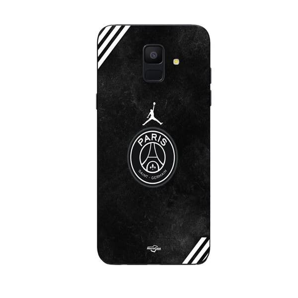 Coque Maniacase til Samsung Galaxy A8 2018 psg jordan logo sort svart