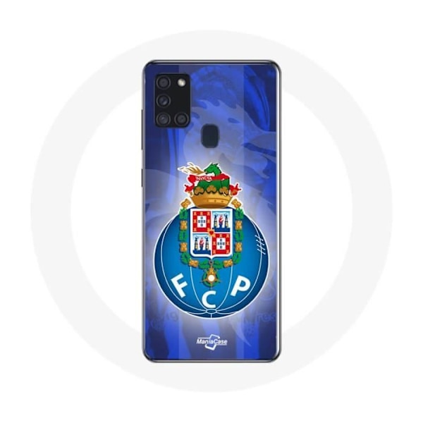 Coque - maniacase - Samsung Galaxy A21S - Souple - Skydd - Porto fond bleu Portugal Svart