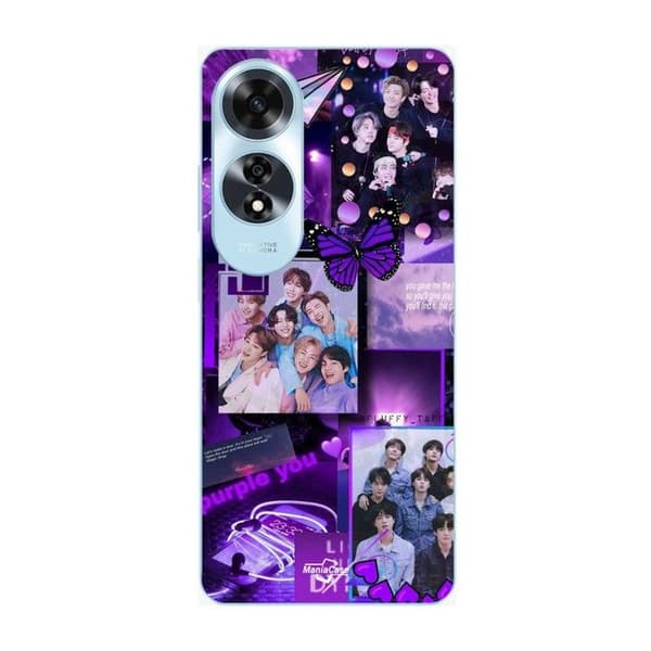 Cover til Oppo A60 BTS KONCEPT VIOL svart