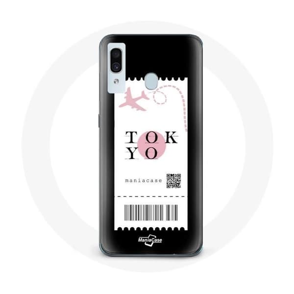 Cover til Samsung Galaxy A30 Flybillet Tokyo Japan