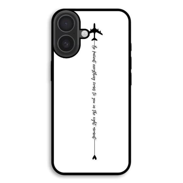 Coque Pour iPhone 17 Be patient Maniacase svart