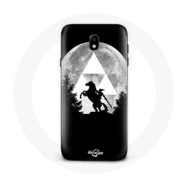 Cover til Samsung Galaxy J7 2017 Zelda Måne
